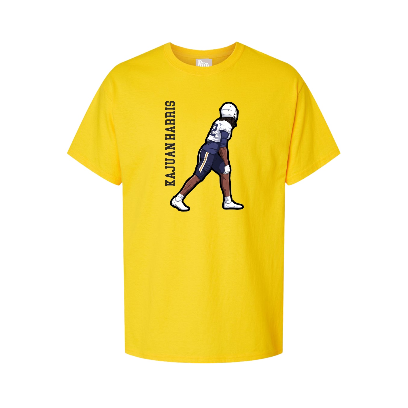 Tee — Name Vertical in Gold