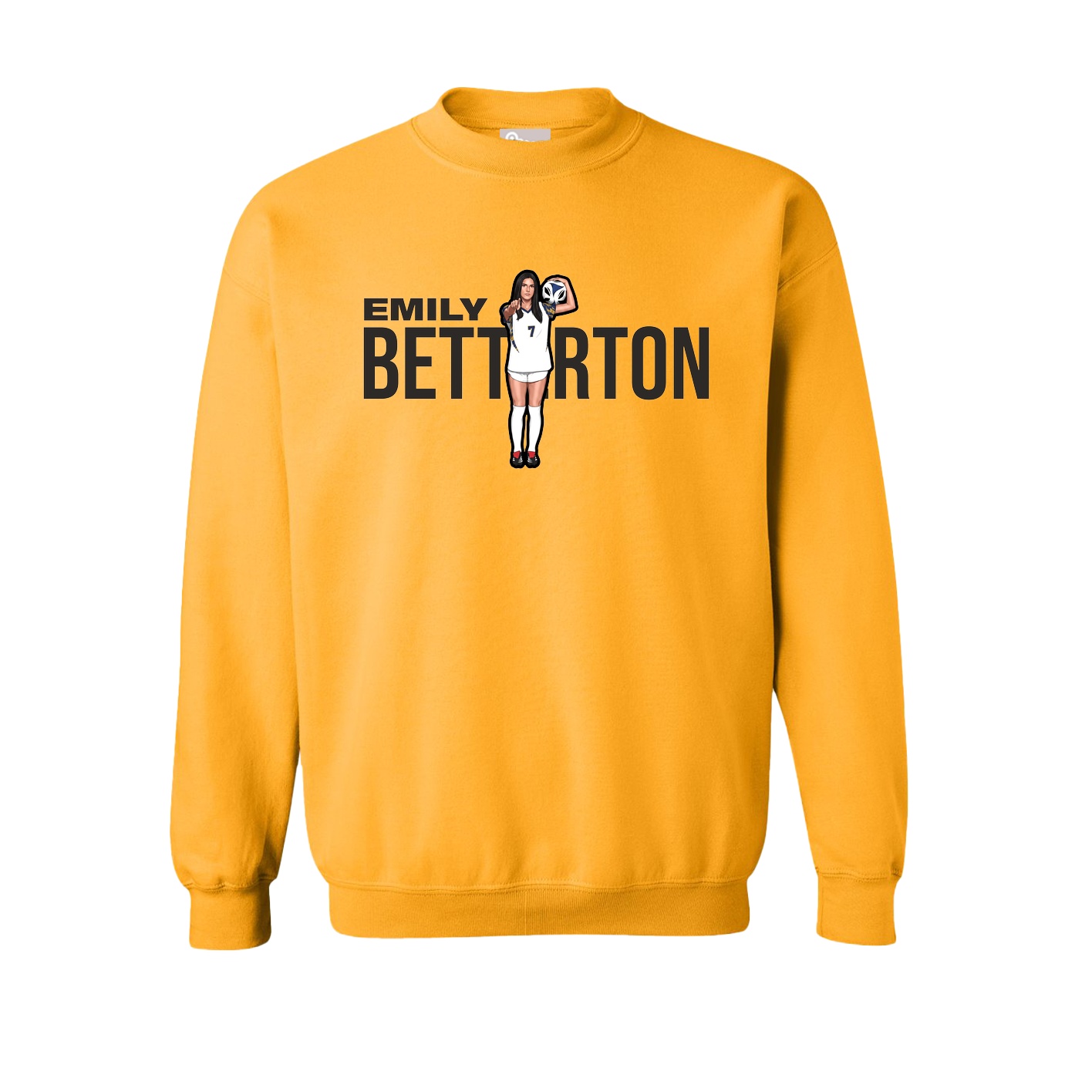 Fleece Crew — Player Name in Gold