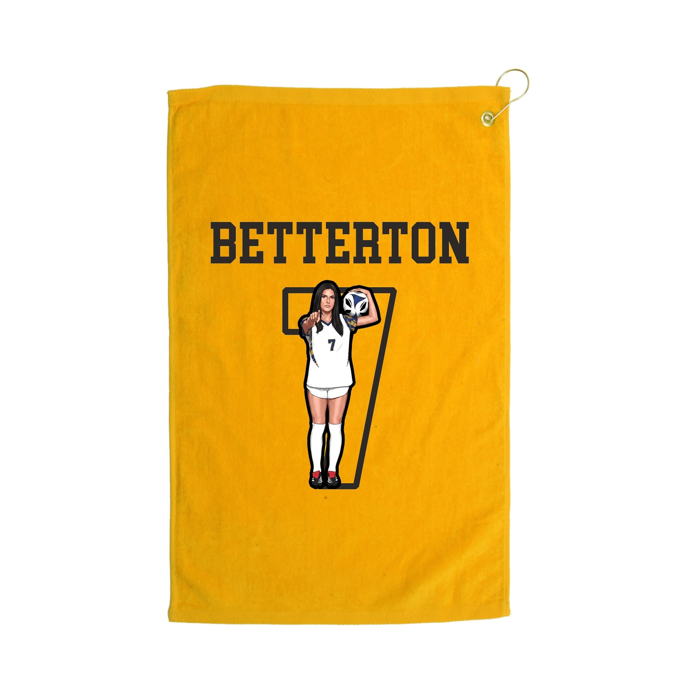 Golf Towel — Shirsey in Gold