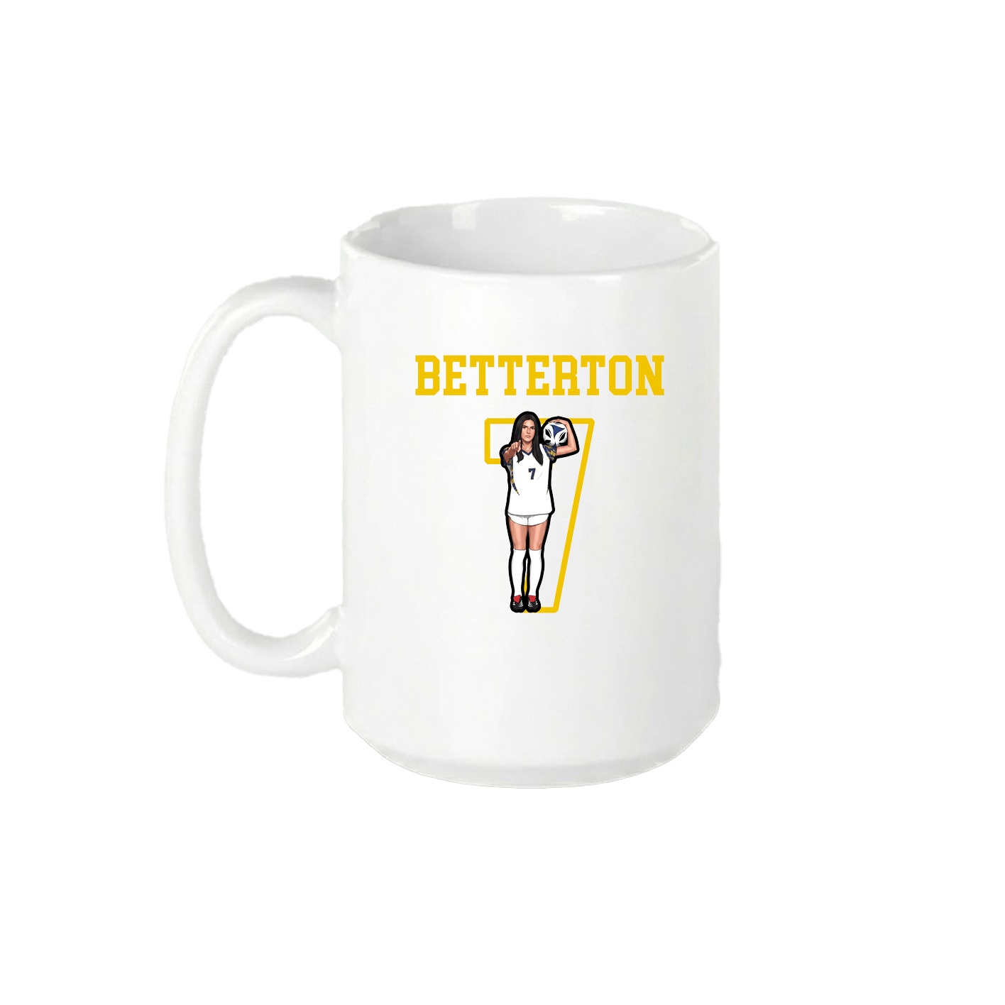 15oz Coffee Mug — Shirsey in White