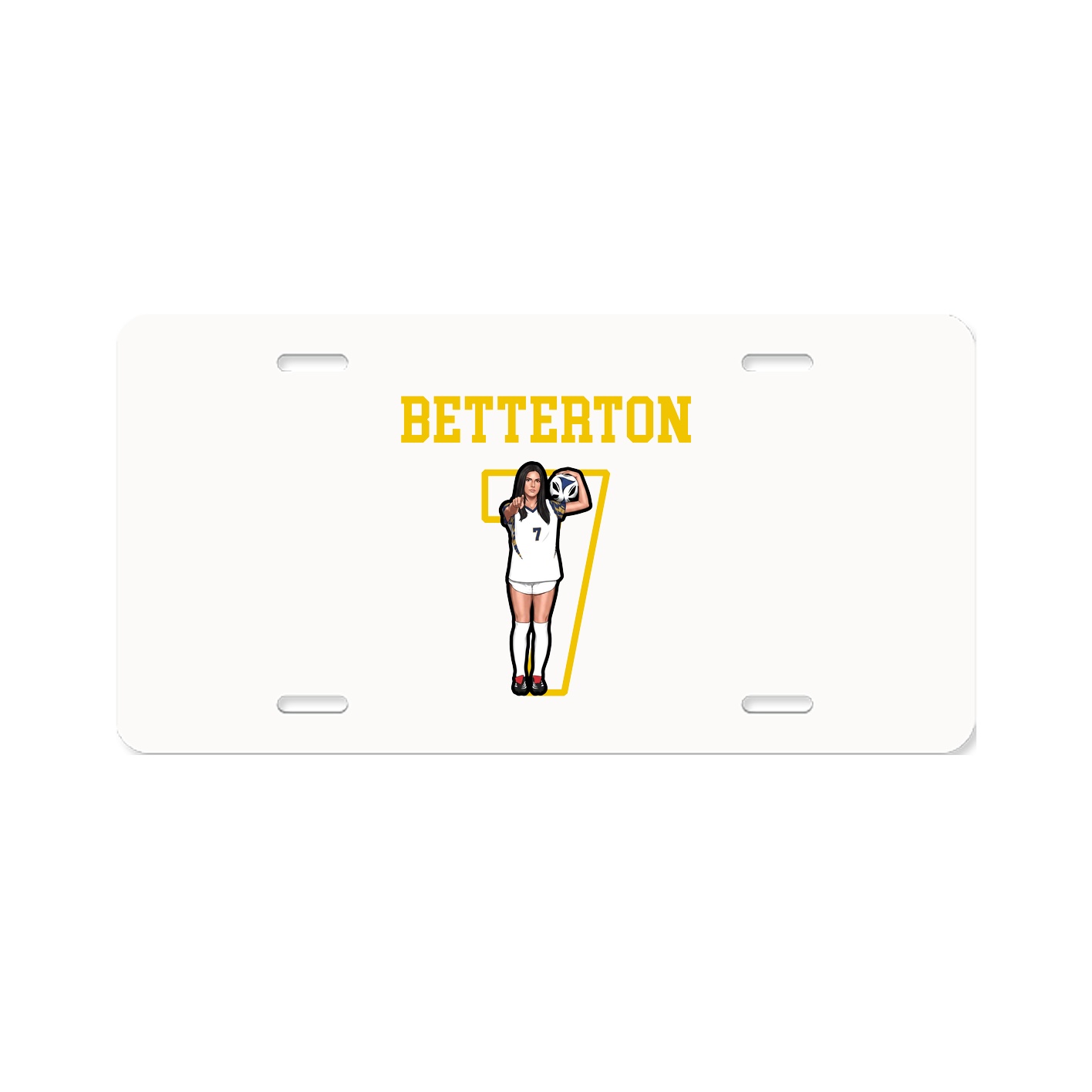 License Plate — Shirsey in Classic