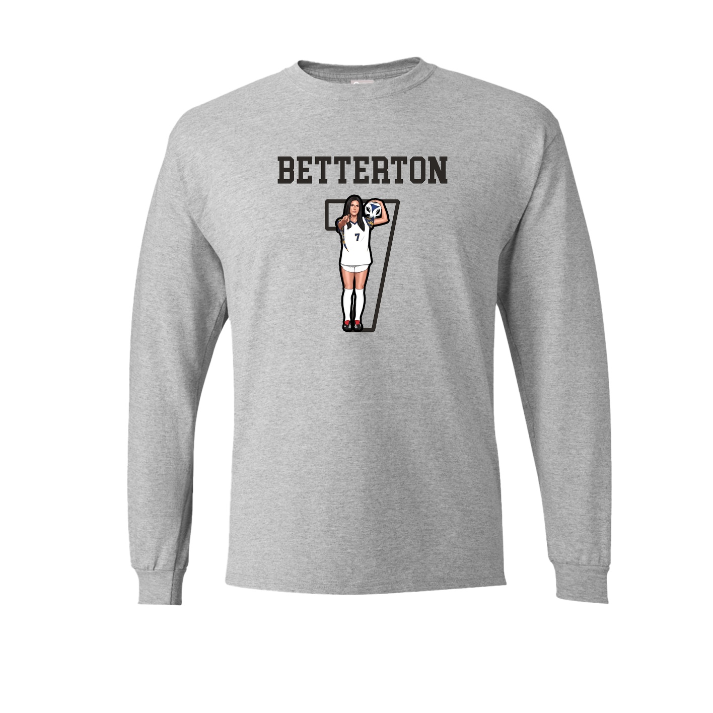 Long Sleeve Tee — Shirsey in Grey