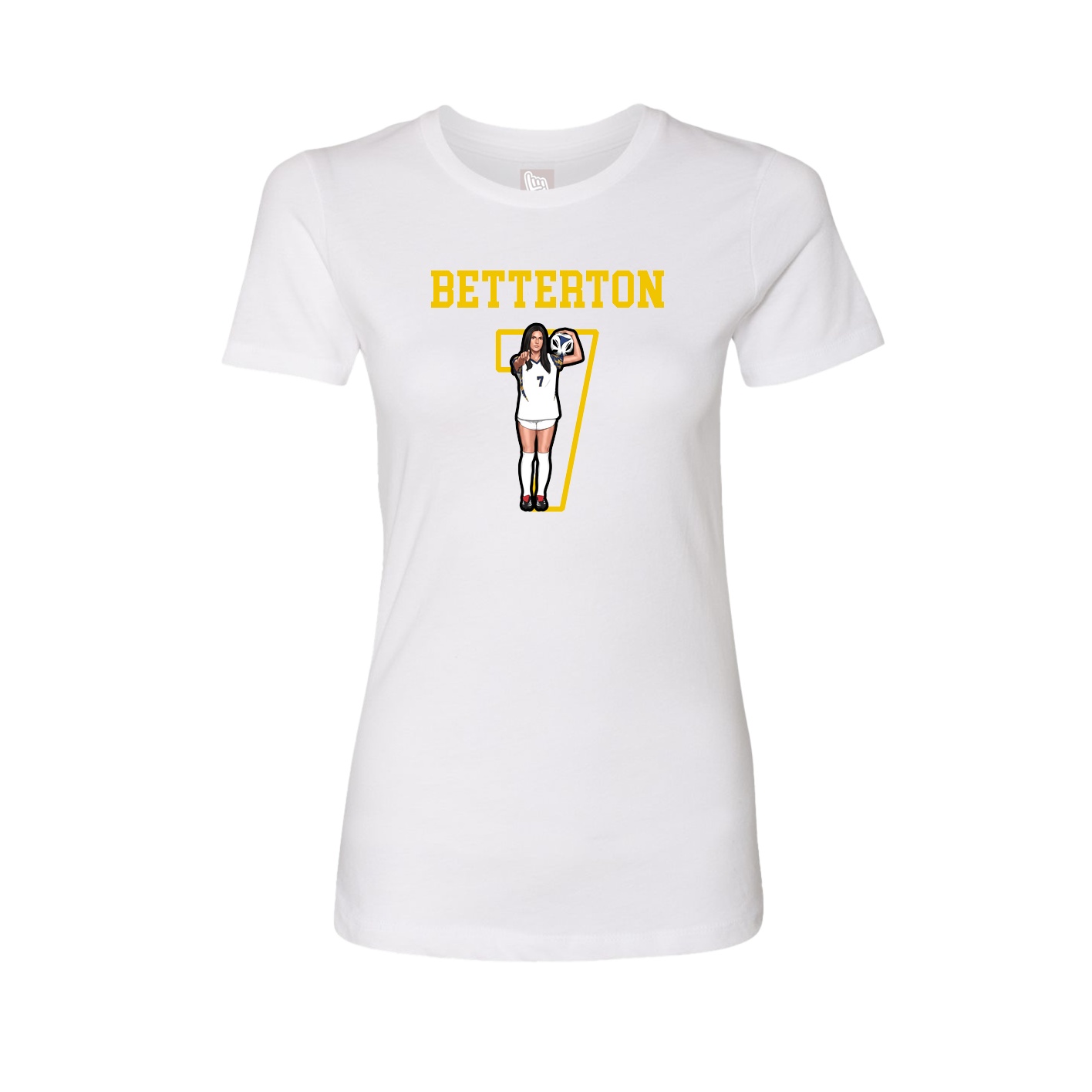 Fitted Women's Tee — Shirsey in White