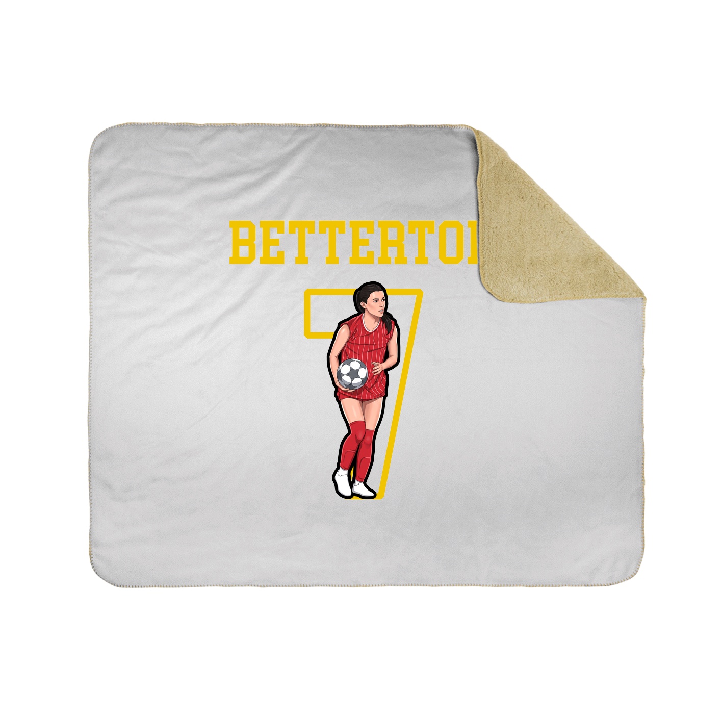 Throw Blanket — Shirsey in White