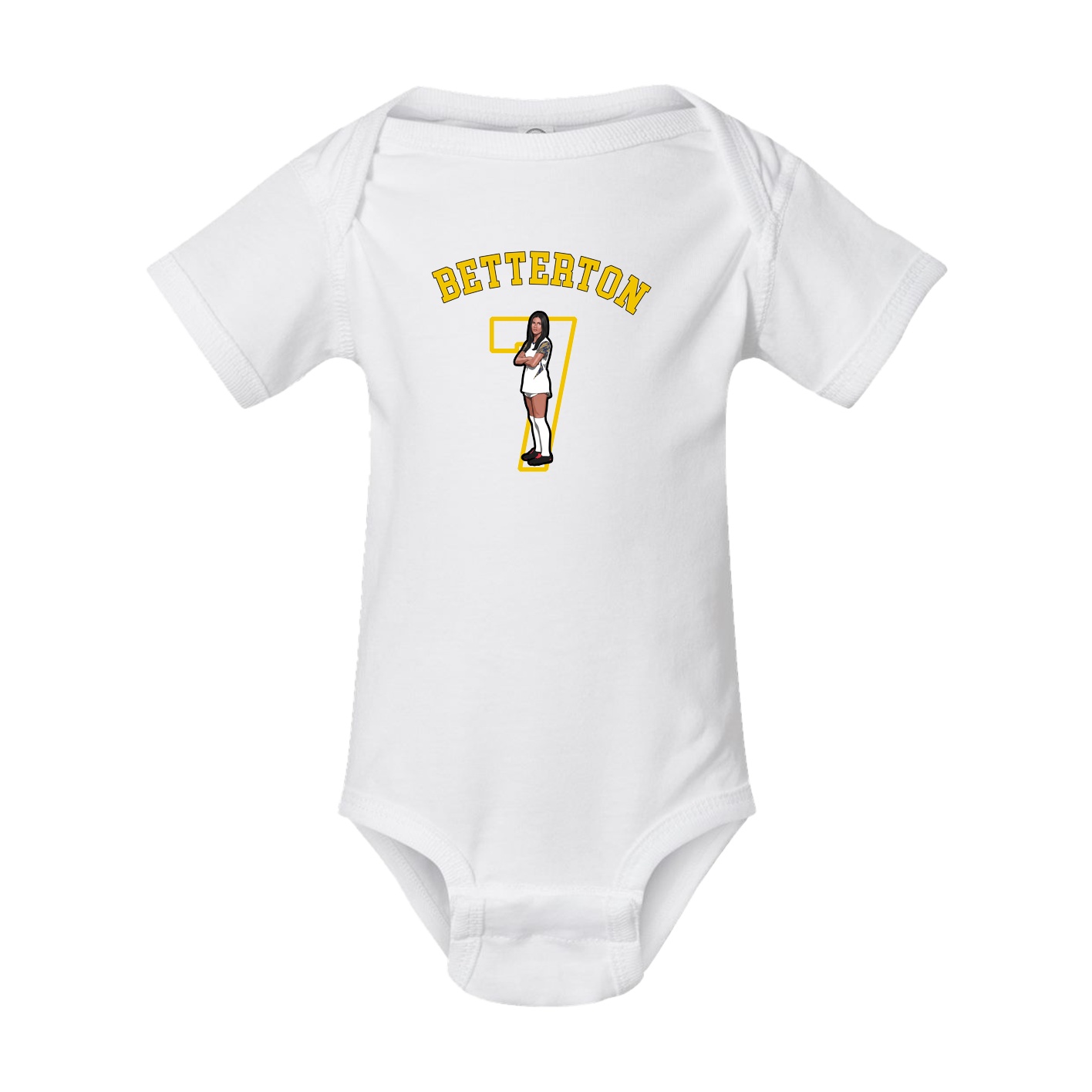 Baby Onesie — Shirsey Arch in White