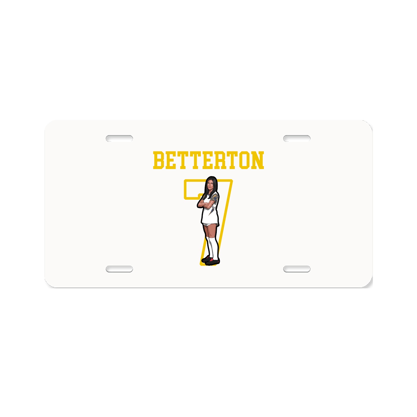 License Plate — Shirsey in Classic