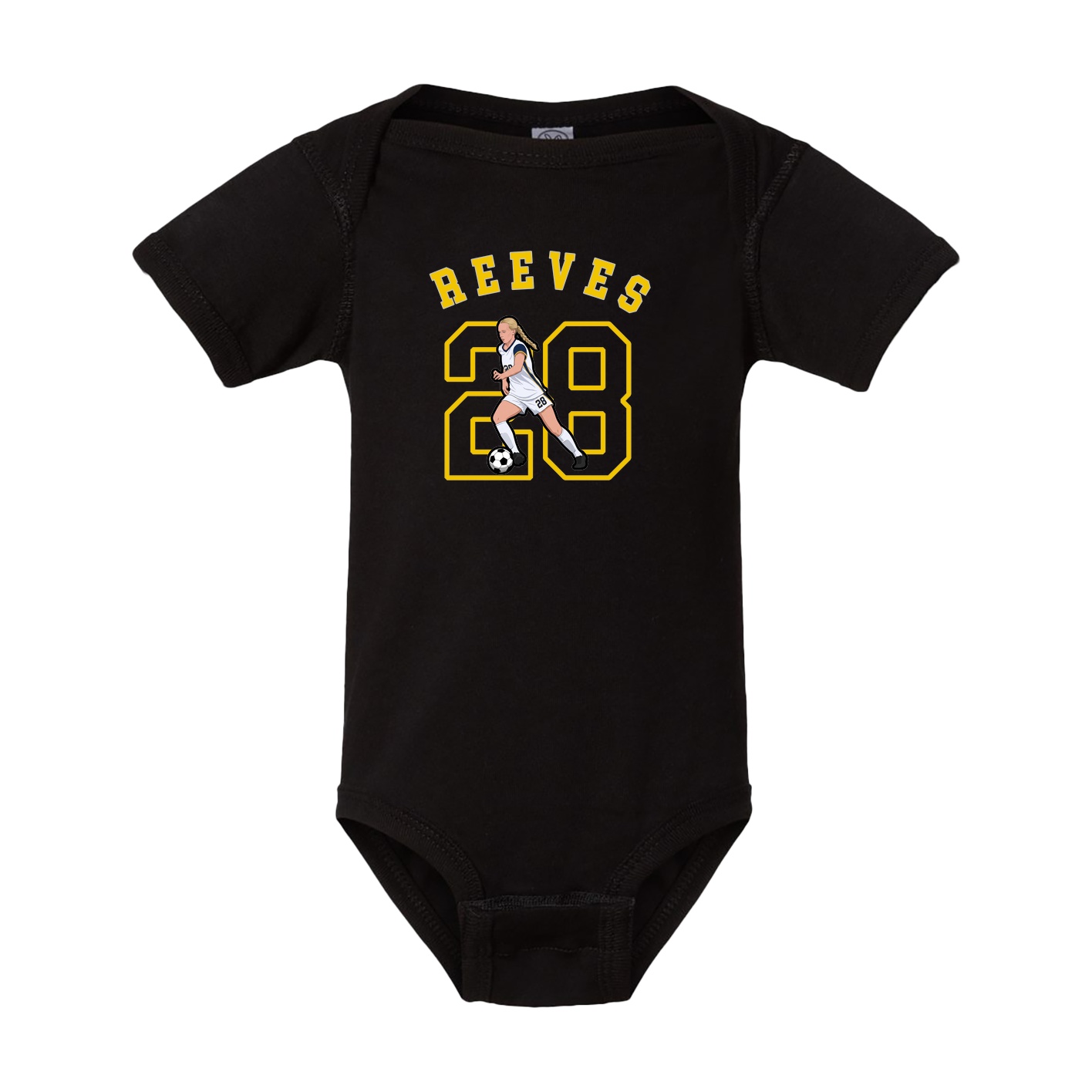 Baby Onesie — Shirsey Arch in Black