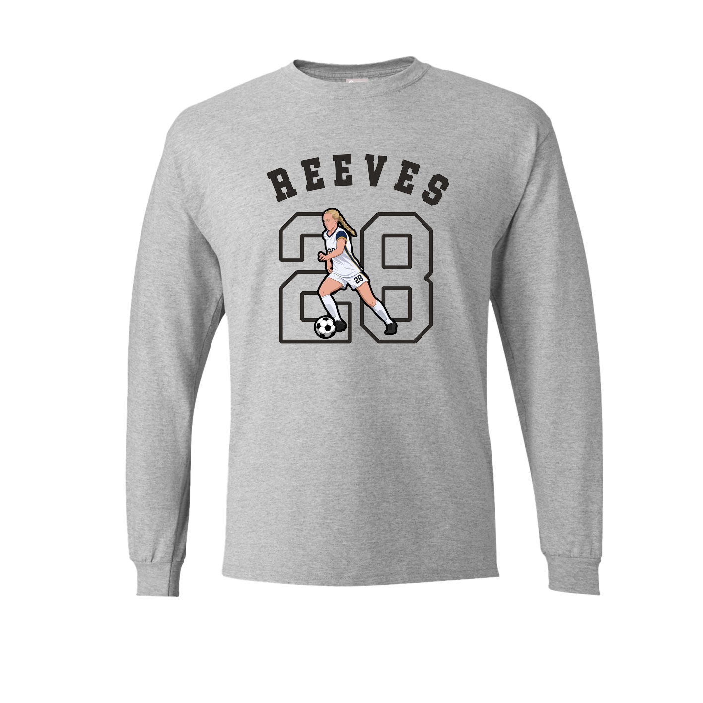 Long Sleeve Tee — Shirsey Arch in Grey