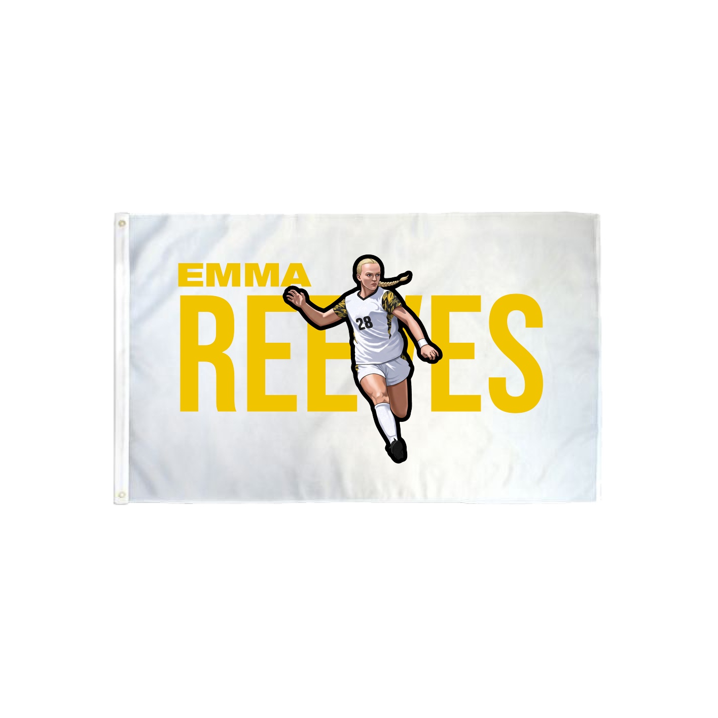3x5 Flag — Player Name in Classic