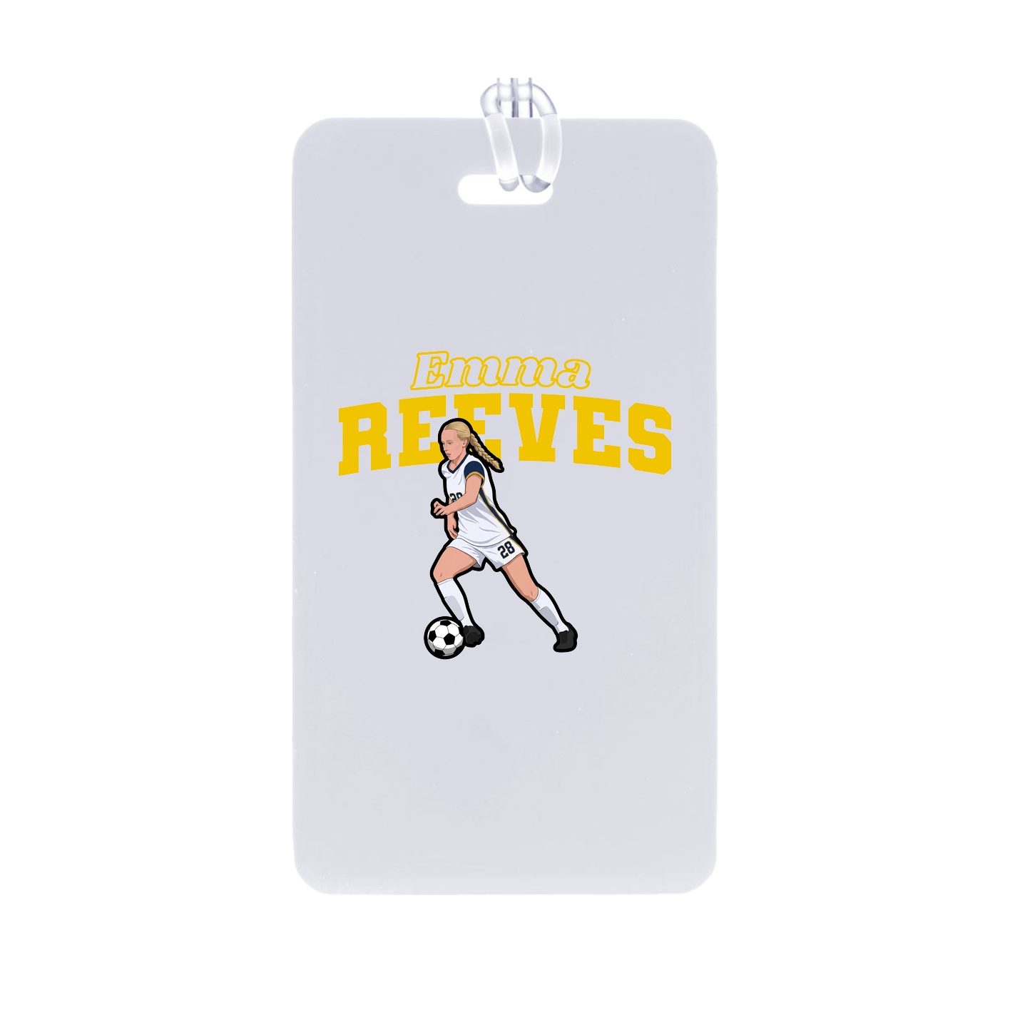 Bag Tag — Name Arch in Classic