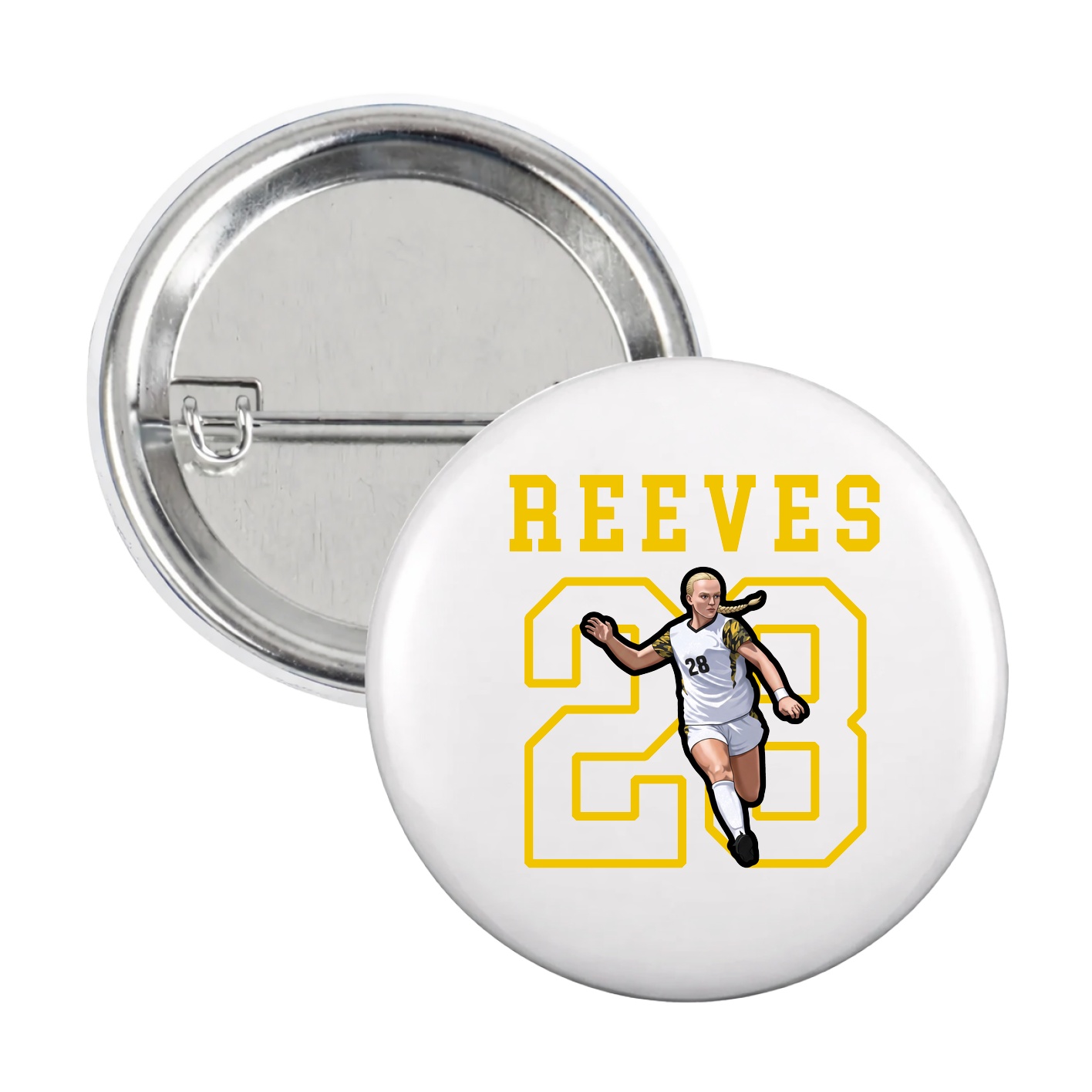 Game Day Button — Shirsey in White