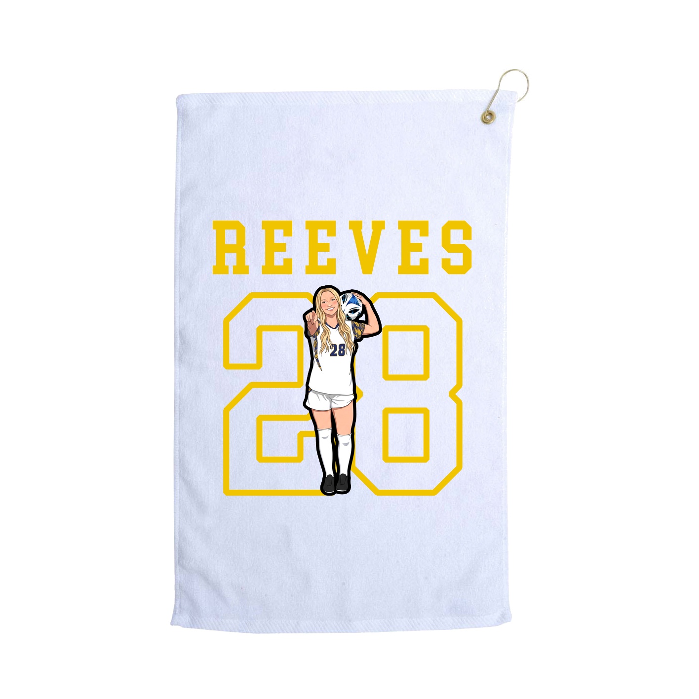 Golf Towel — Shirsey in White