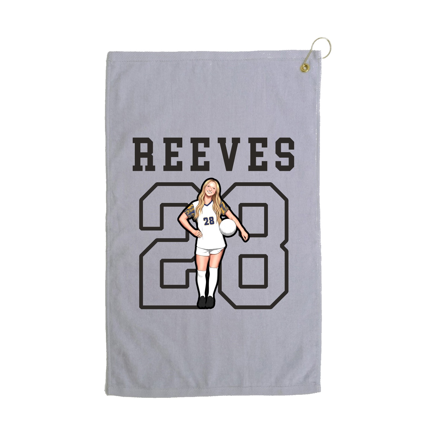 Golf Towel — Shirsey in Grey