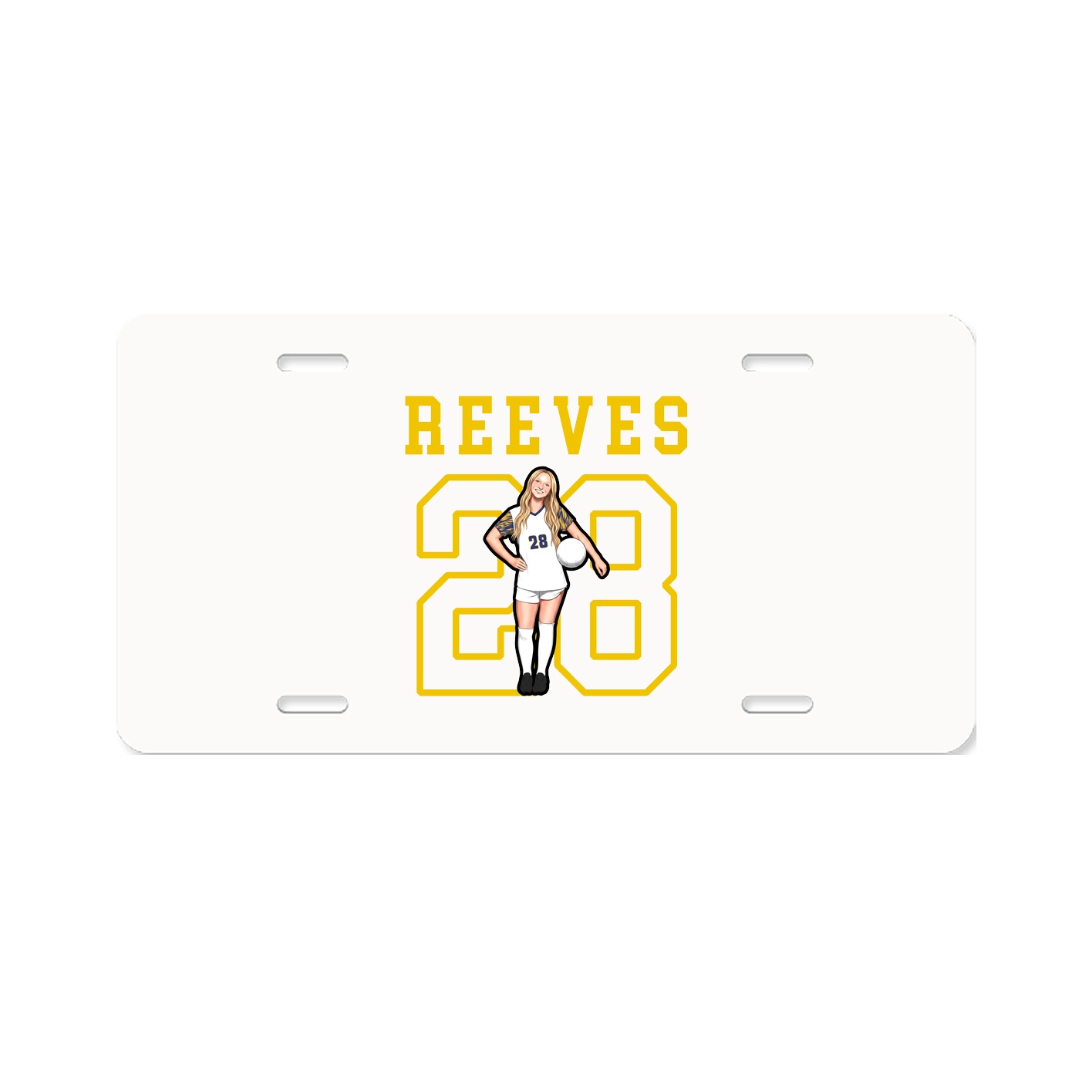 License Plate — Shirsey in Classic