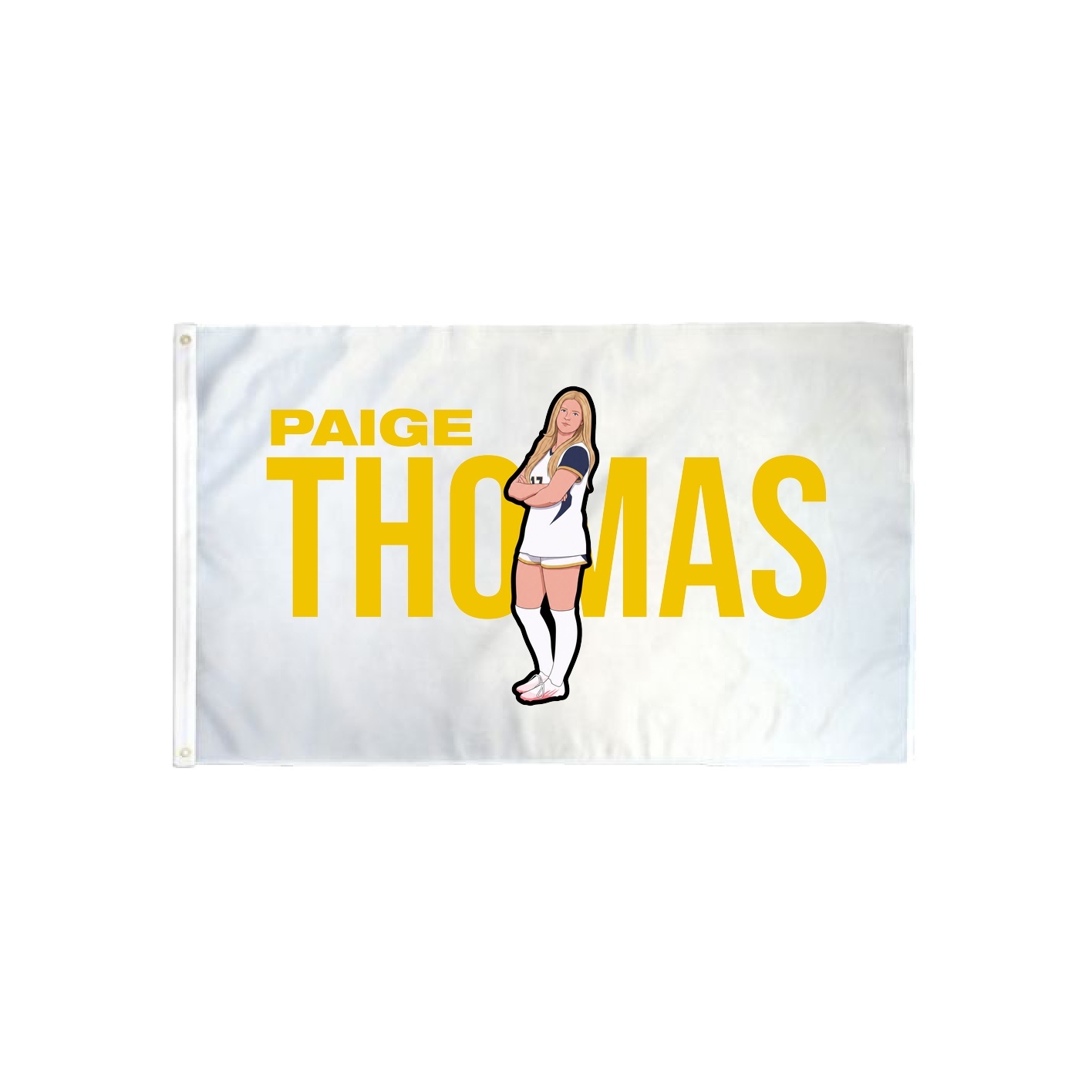 3x5 Flag — Player Name in Classic