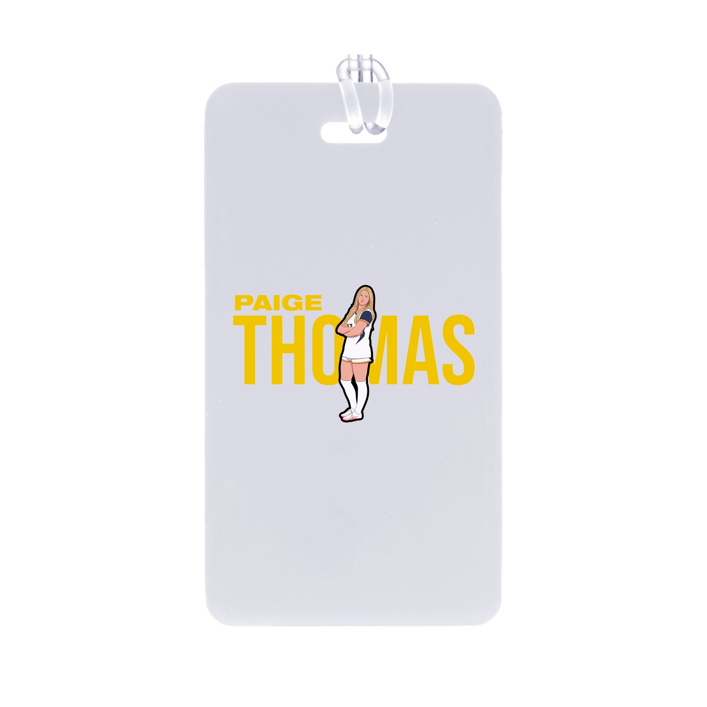 Bag Tag — Player Name in Classic