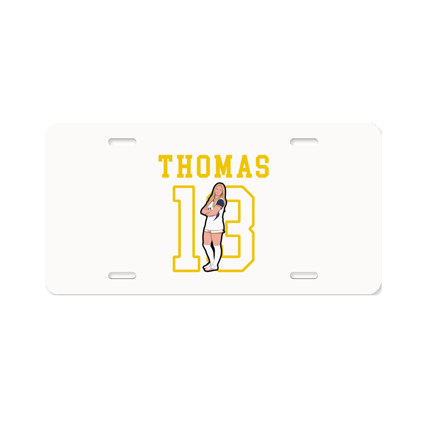 License Plate — Shirsey in Classic