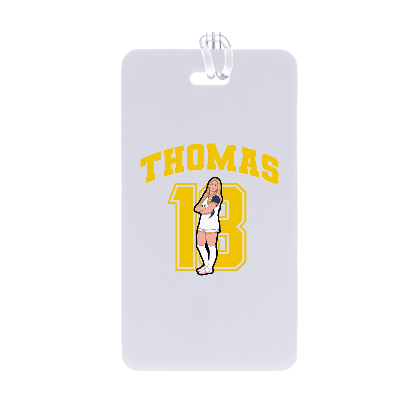 Bag Tag — Number in Classic