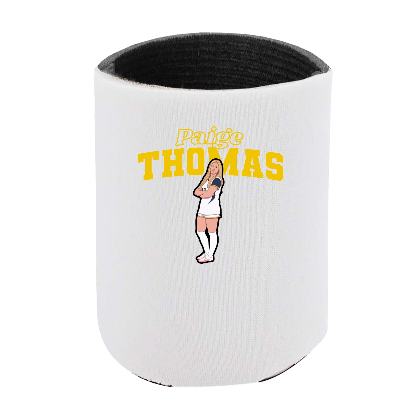 Can Holder — Name Arch in White