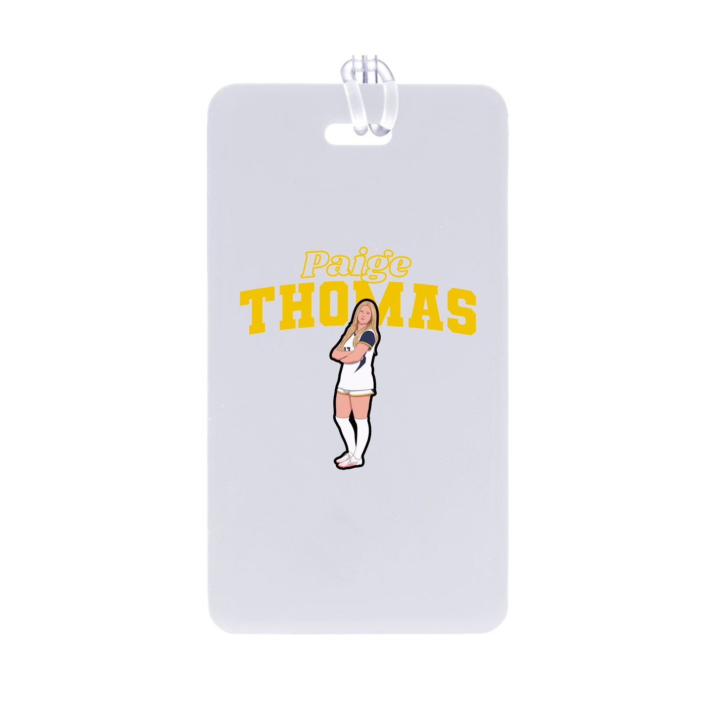 Bag Tag — Name Arch in Classic
