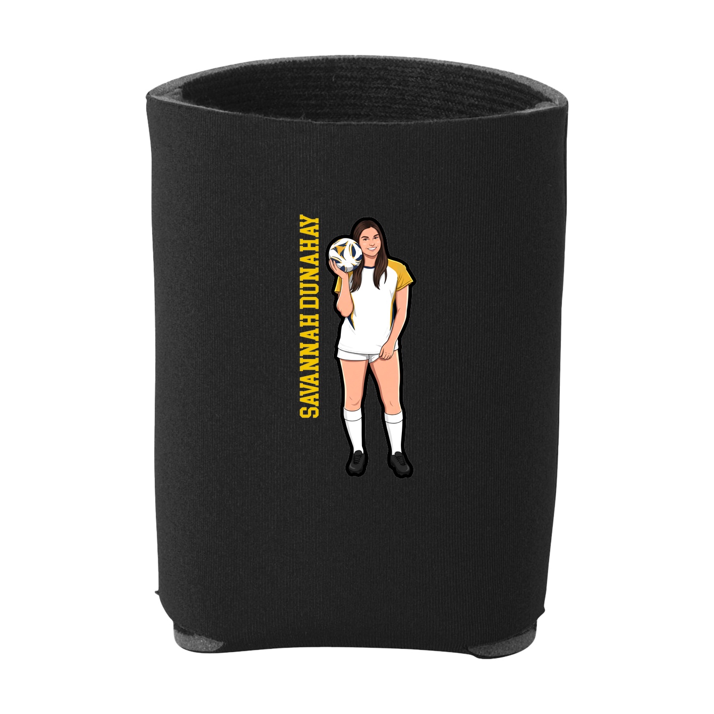 Can Holder — Name Vertical in Black