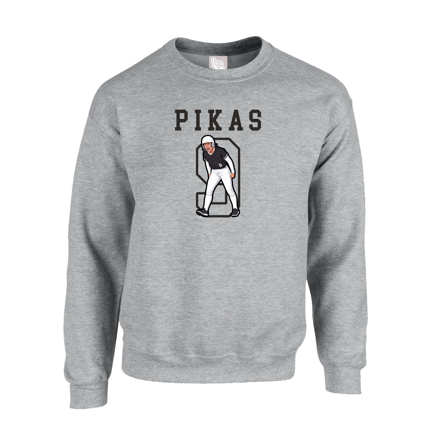 Fleece Crew — Shirsey in Grey