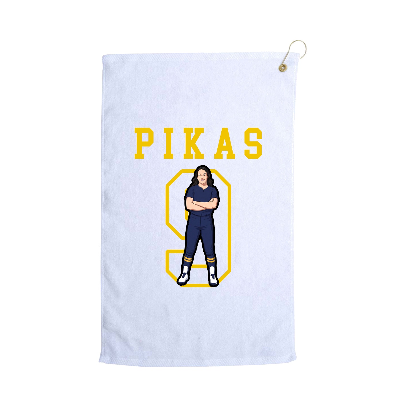 Golf Towel — Shirsey in White