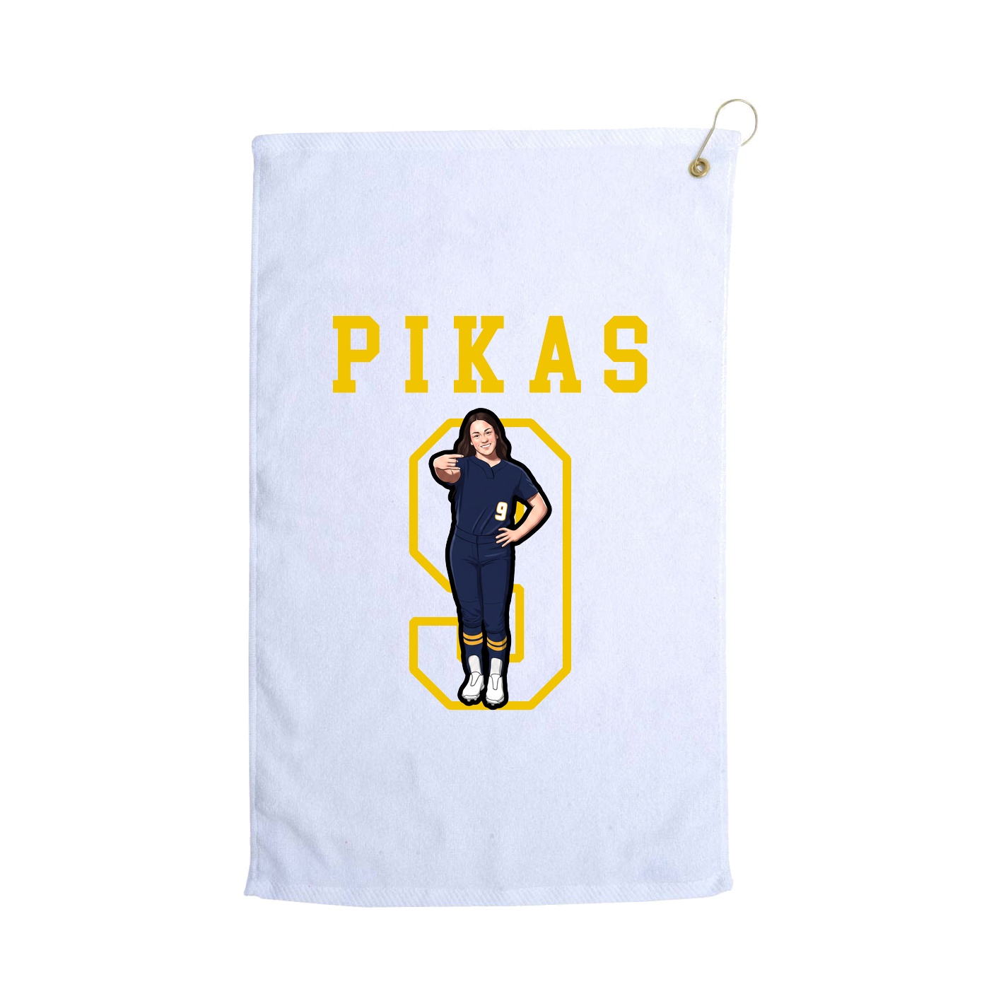 Golf Towel — Shirsey in White