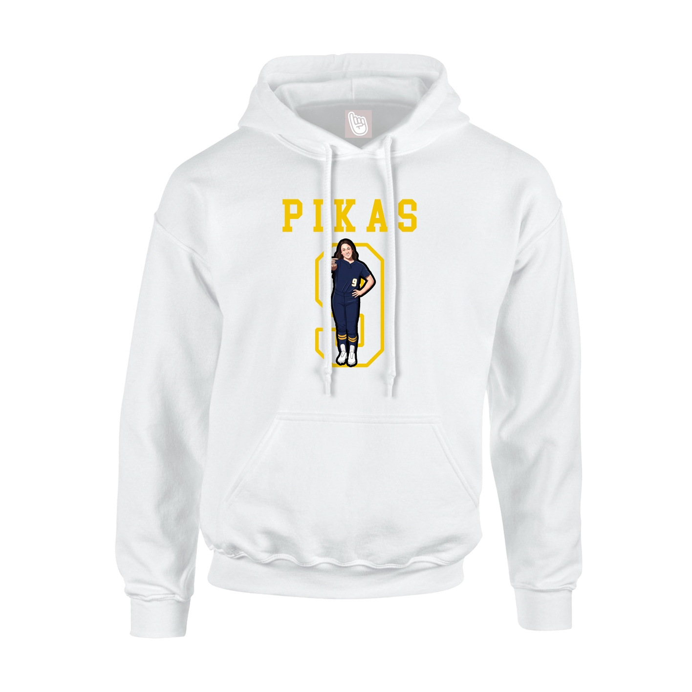 Hoodie — Shirsey in White