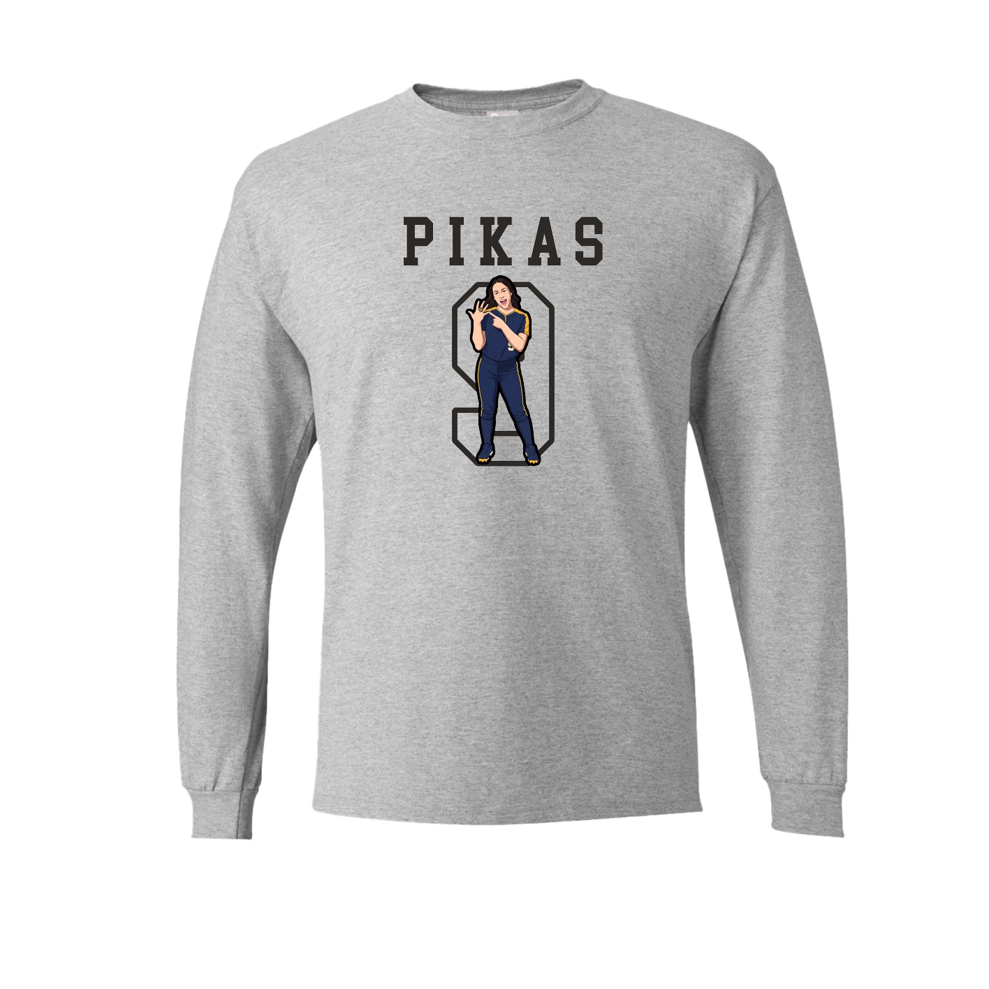Long Sleeve Tee — Shirsey in Grey