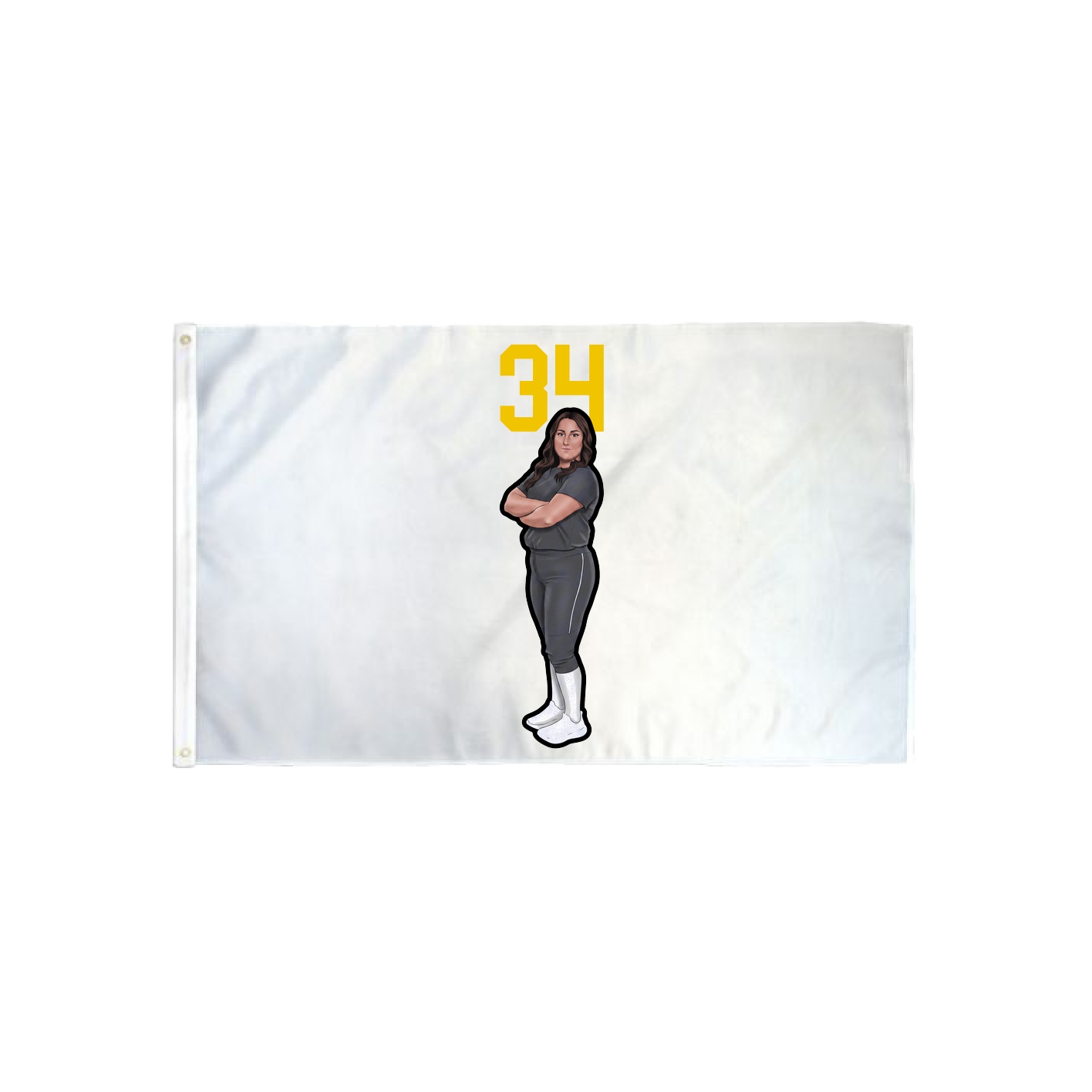 3x5 Flag — Number Top in Classic