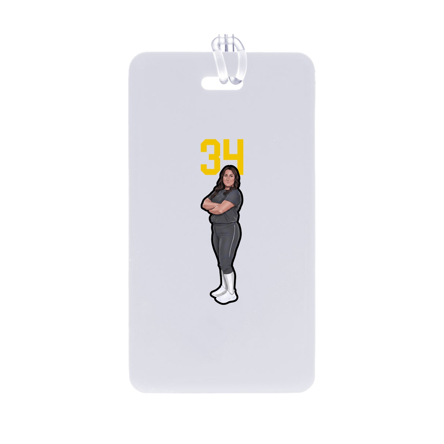 Bag Tag — Number Top in Classic