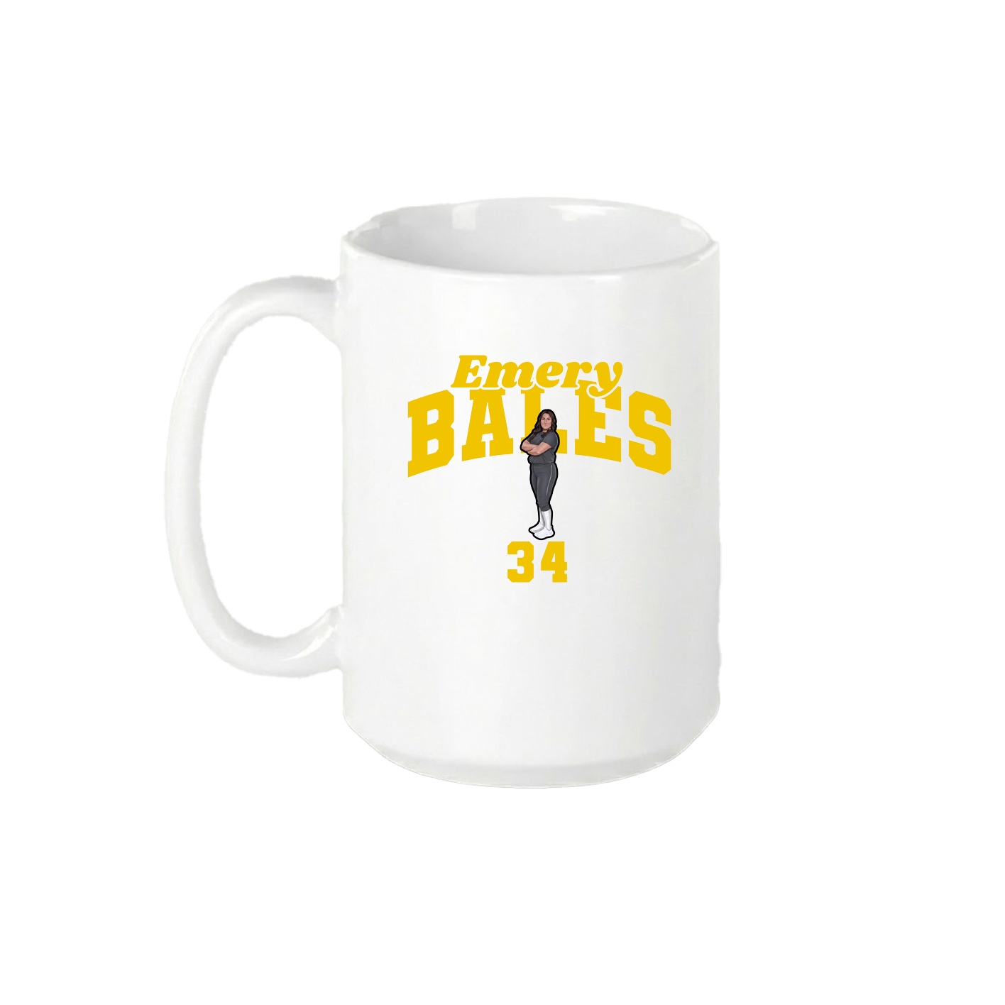 15oz Coffee Mug — Signature Arch in White