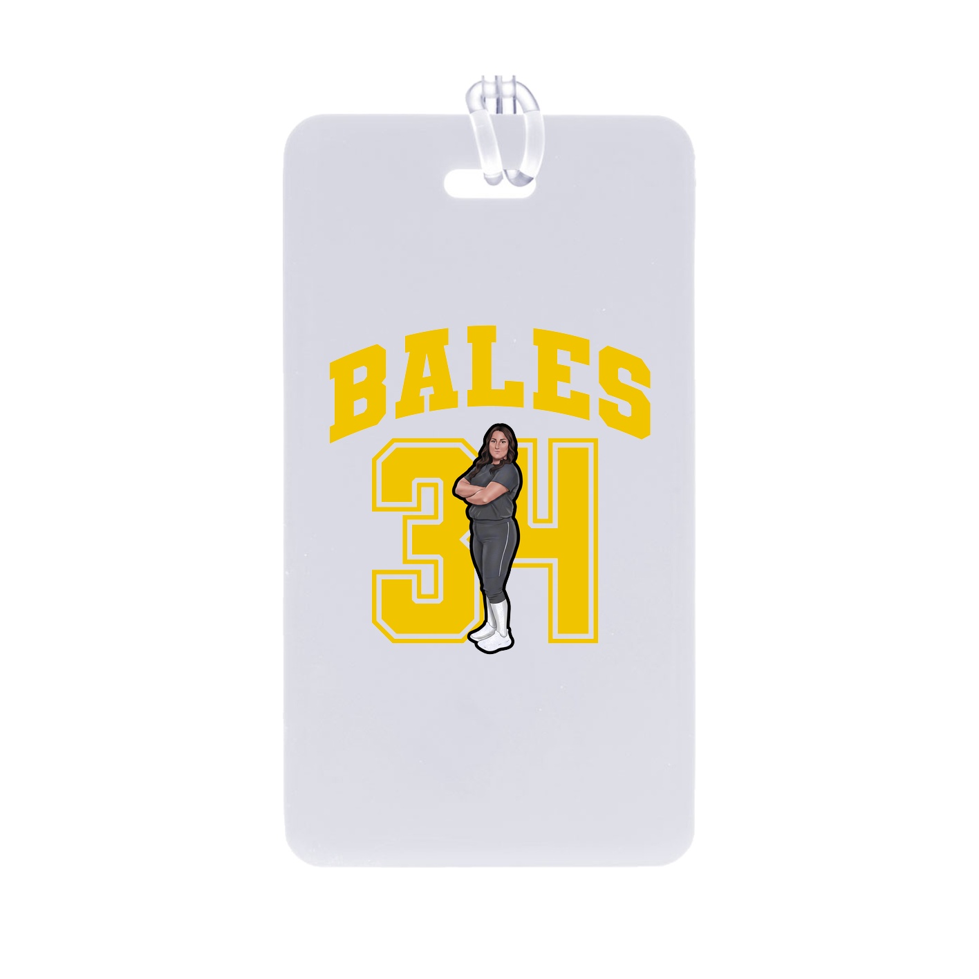 Bag Tag — Number in Classic