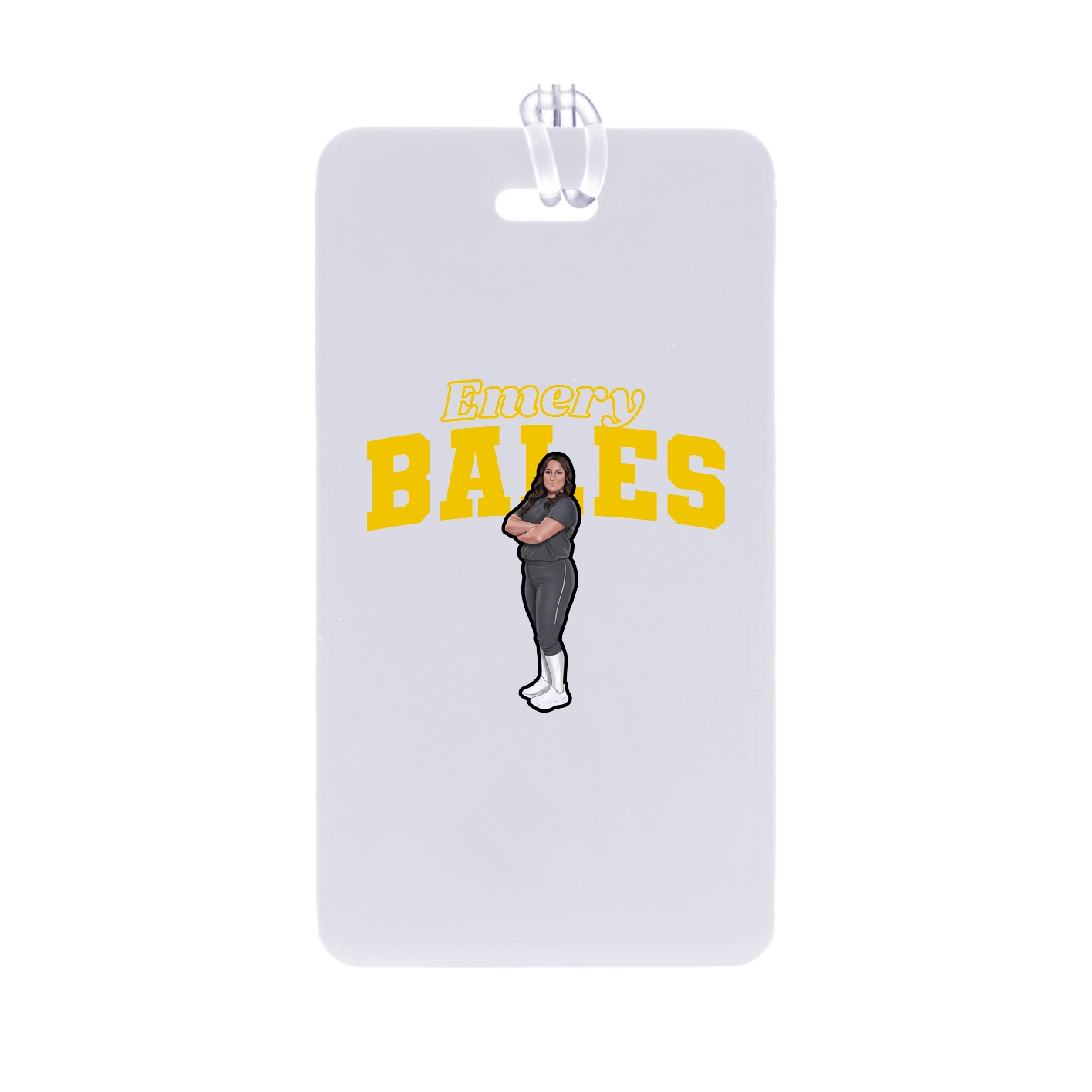 Bag Tag — Name Arch in Classic
