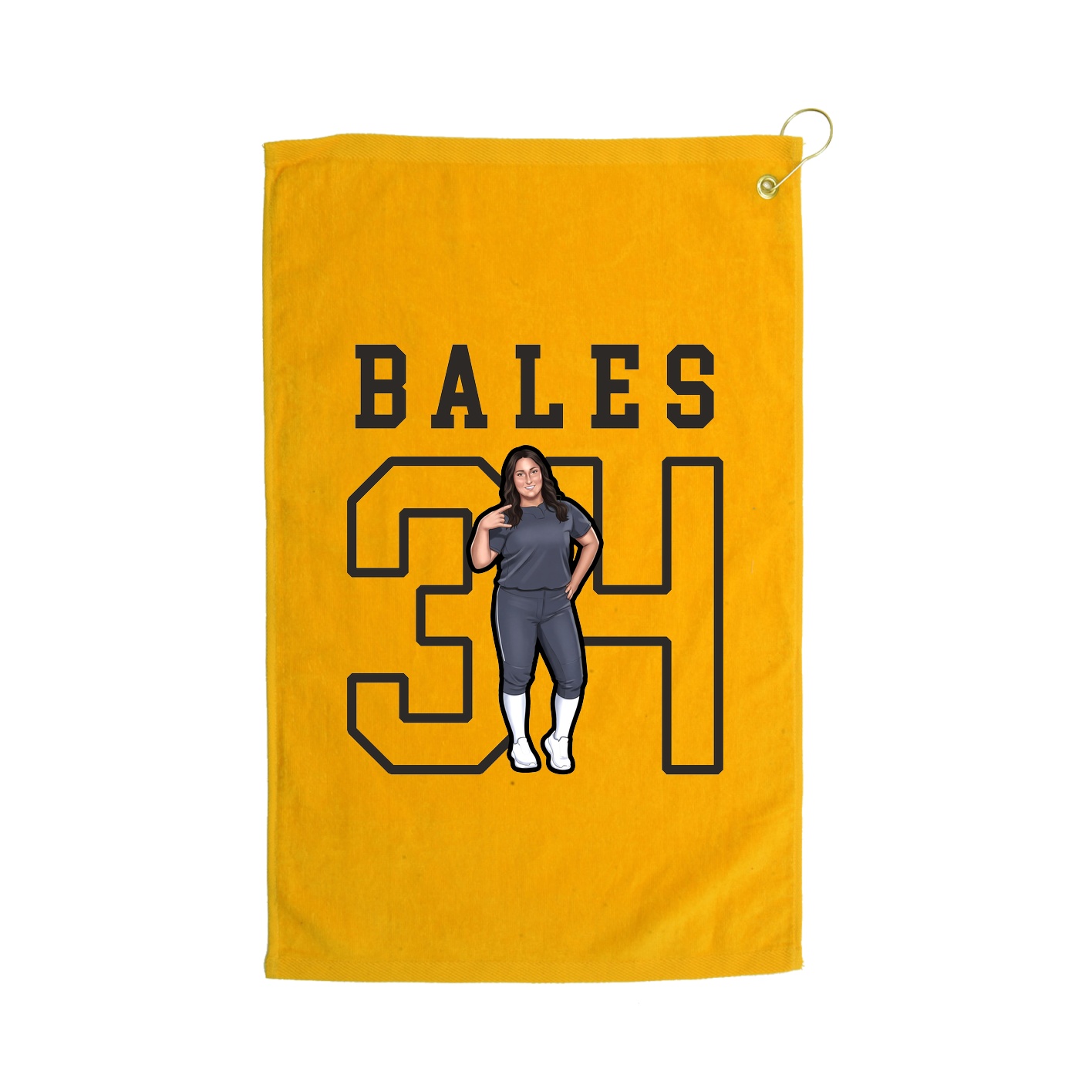 Golf Towel — Shirsey in Gold