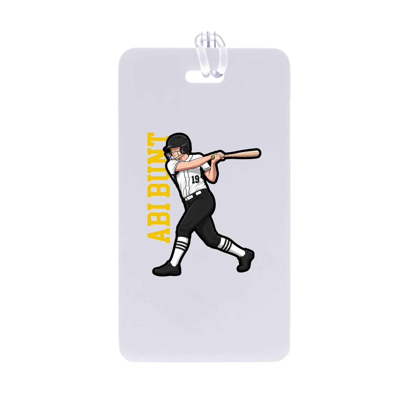 Bag Tag — Name Vertical in Classic