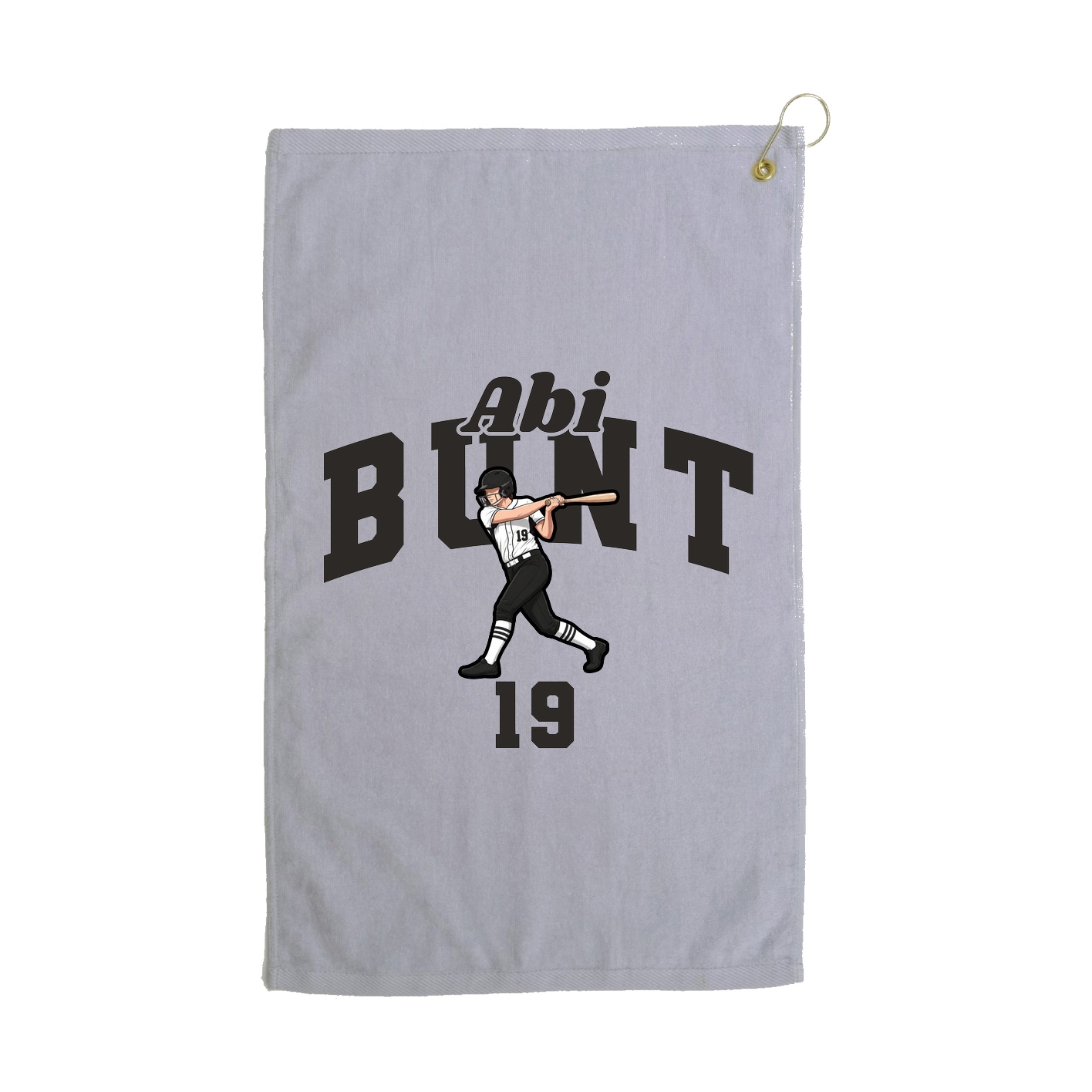 Golf Towel — Signature Arch in Grey