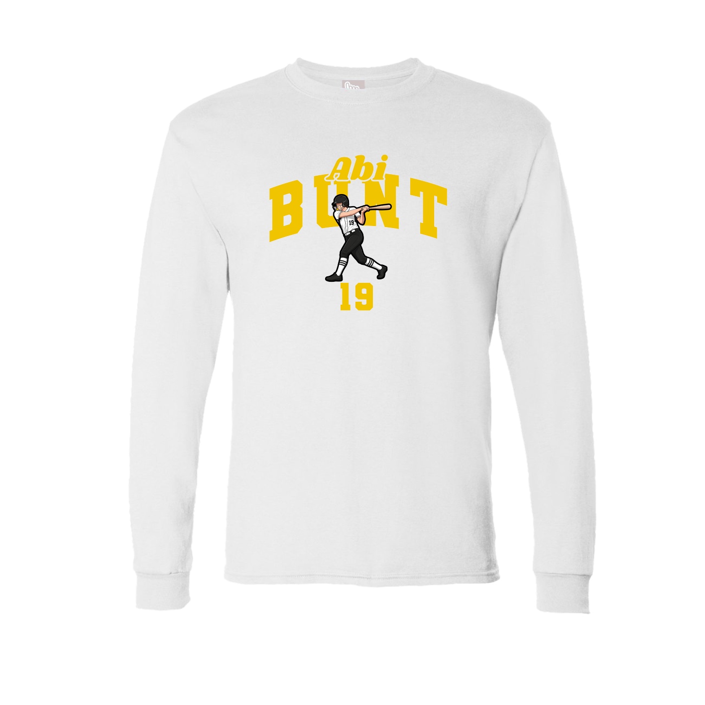 Long Sleeve Tee — Signature Arch in White
