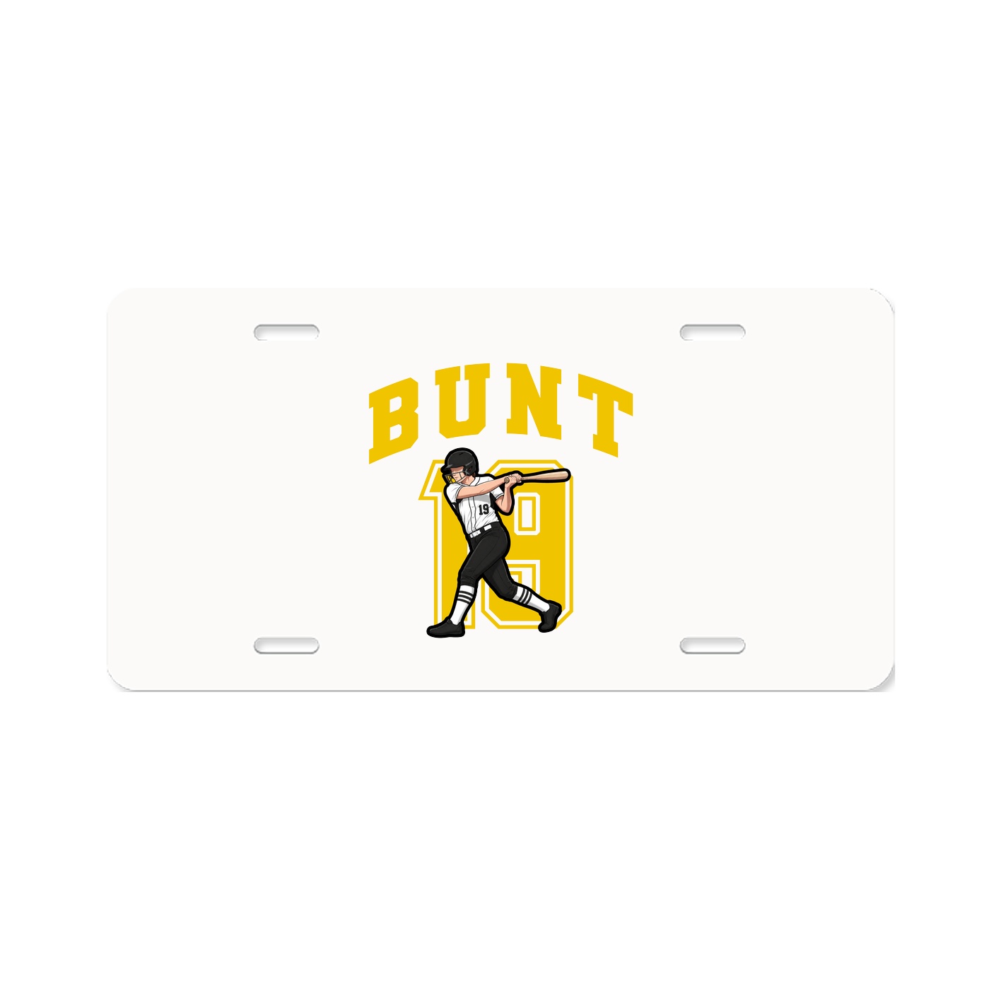 License Plate — Number in Classic