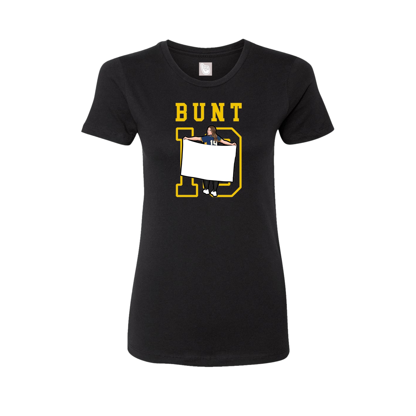 Fitted Women's Tee — Shirsey in Black
