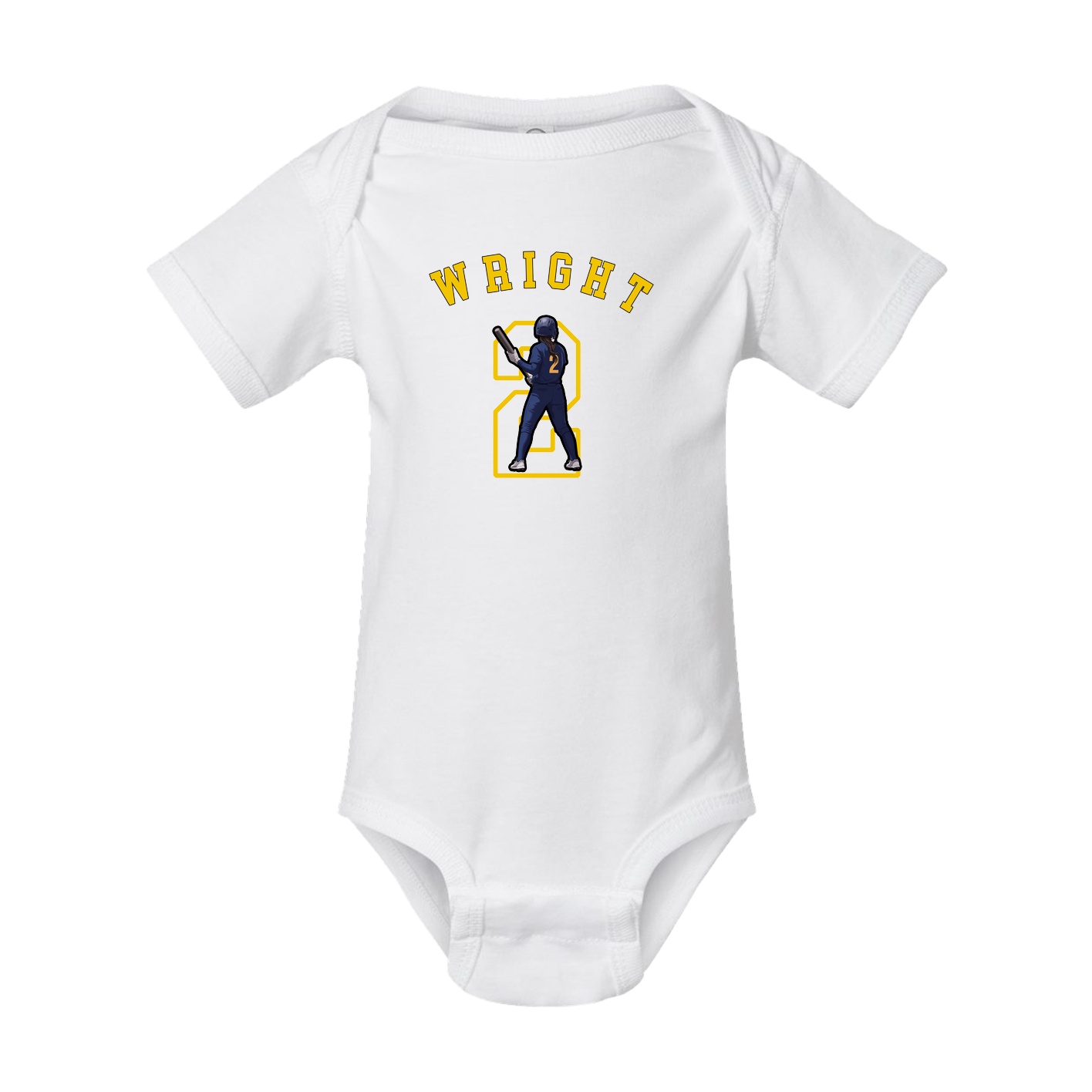 Baby Onesie — Shirsey Arch in White