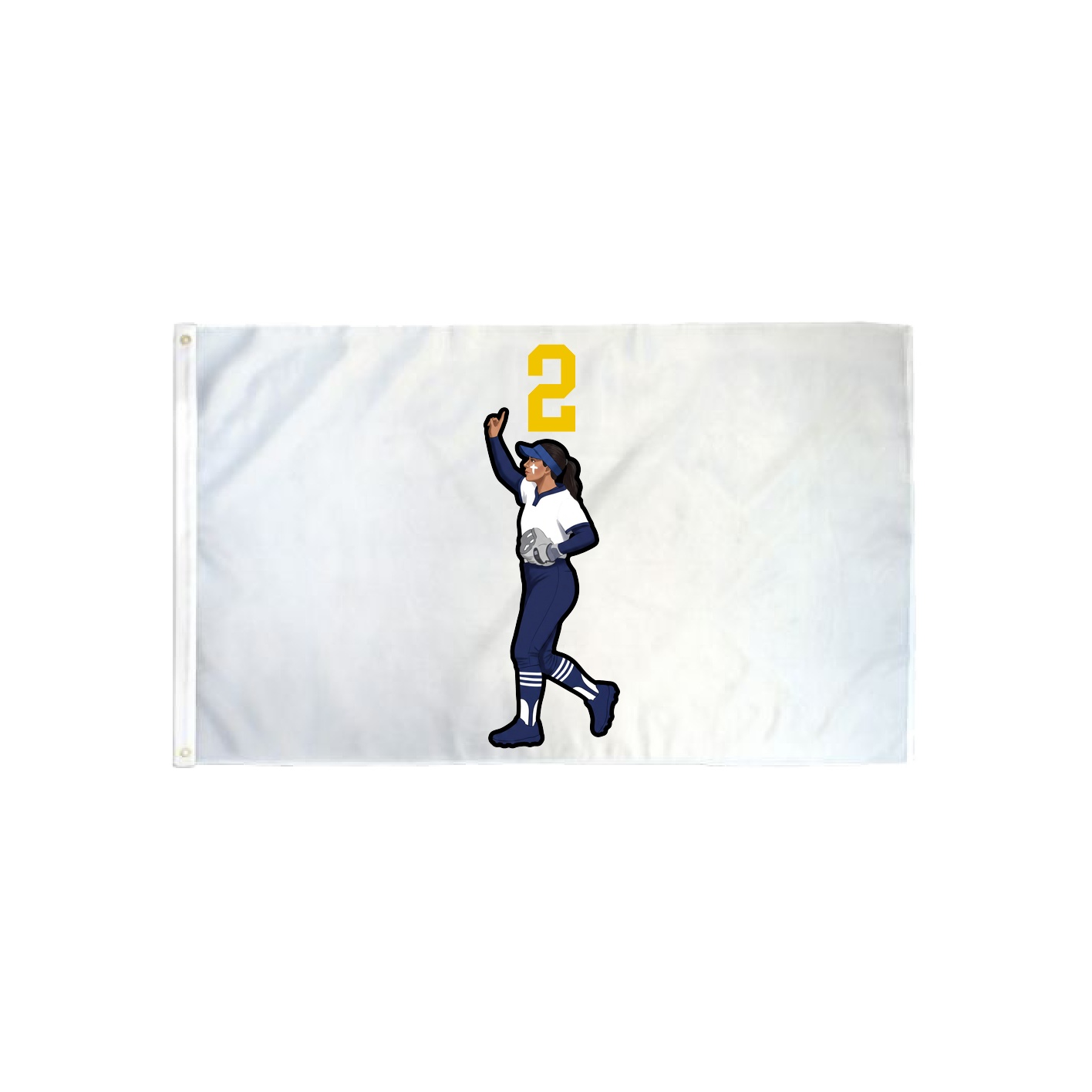 3x5 Flag — Number Top in Classic
