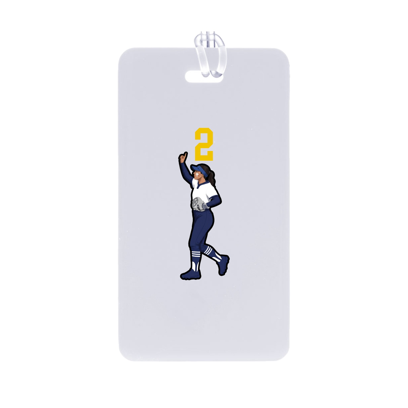 Bag Tag — Number Top in Classic