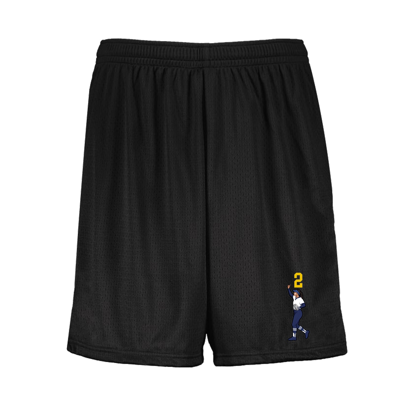 Shorts — Number Top in Black