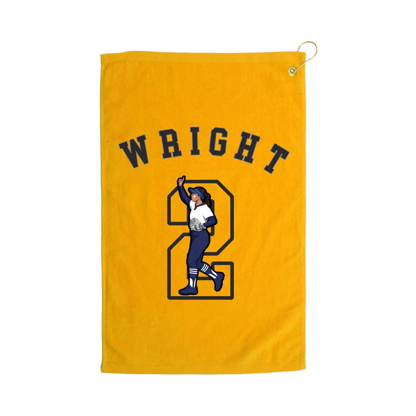 Golf Towel — Shirsey Arch in Gold