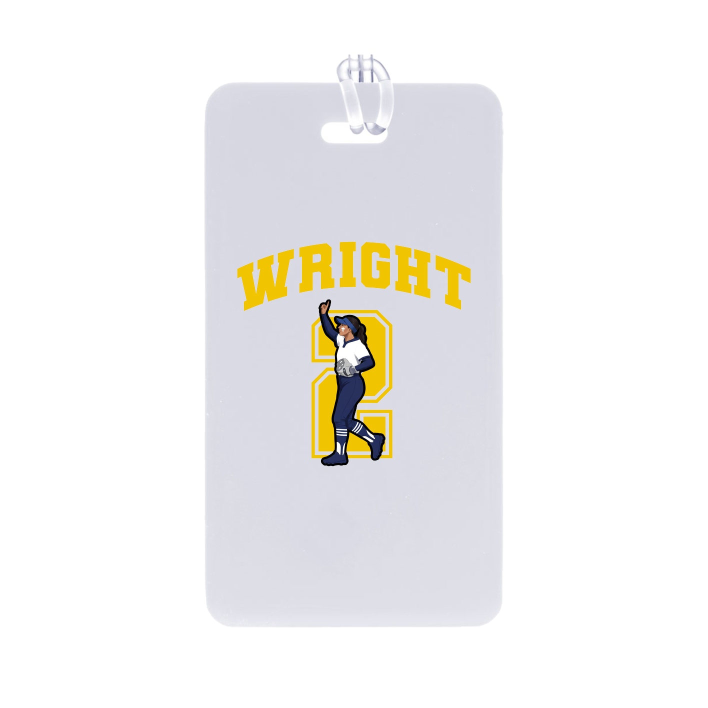 Bag Tag — Number in Classic
