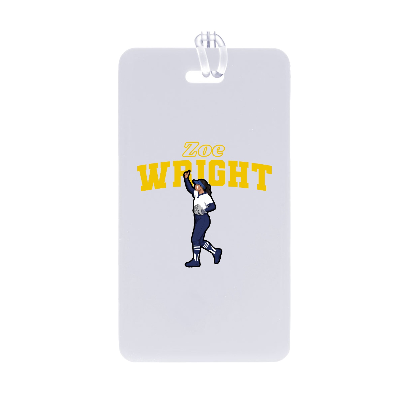Bag Tag — Name Arch in Classic