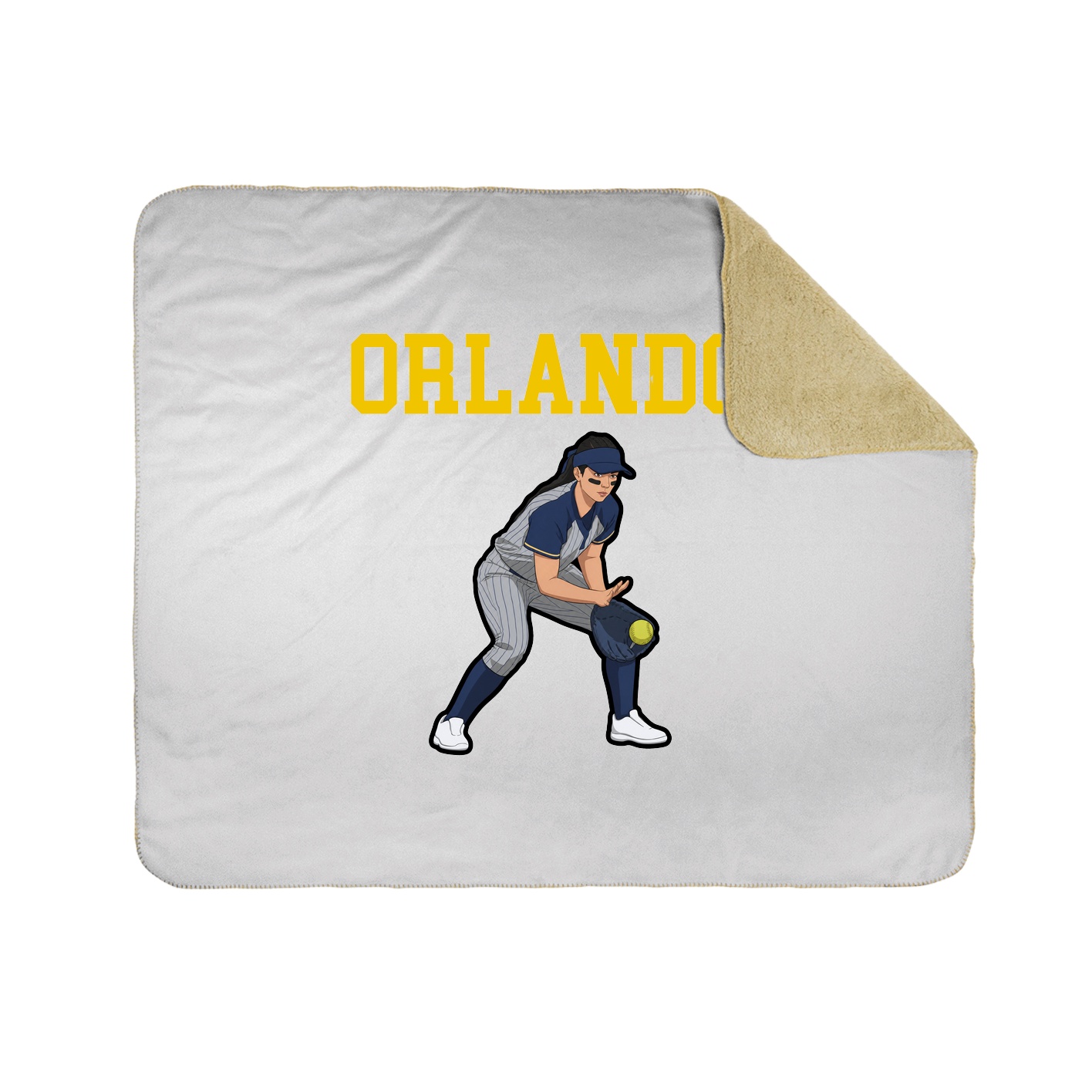 Throw Blanket — Shirsey in White