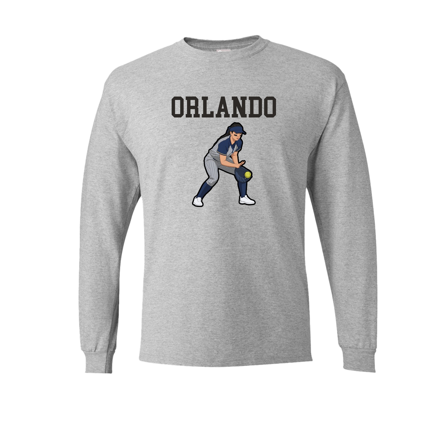 Long Sleeve Tee — Shirsey in Grey